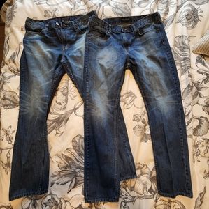 Men's Bullhead jeans, 2 pairs